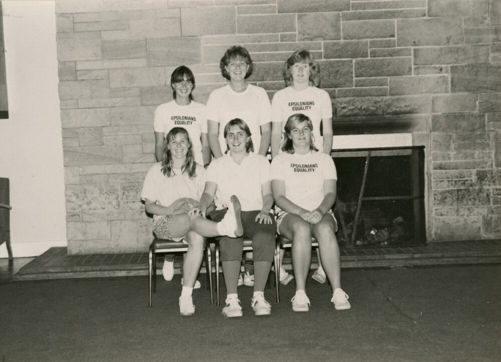 Epsilon Women's Indoor Soccer team, 1986