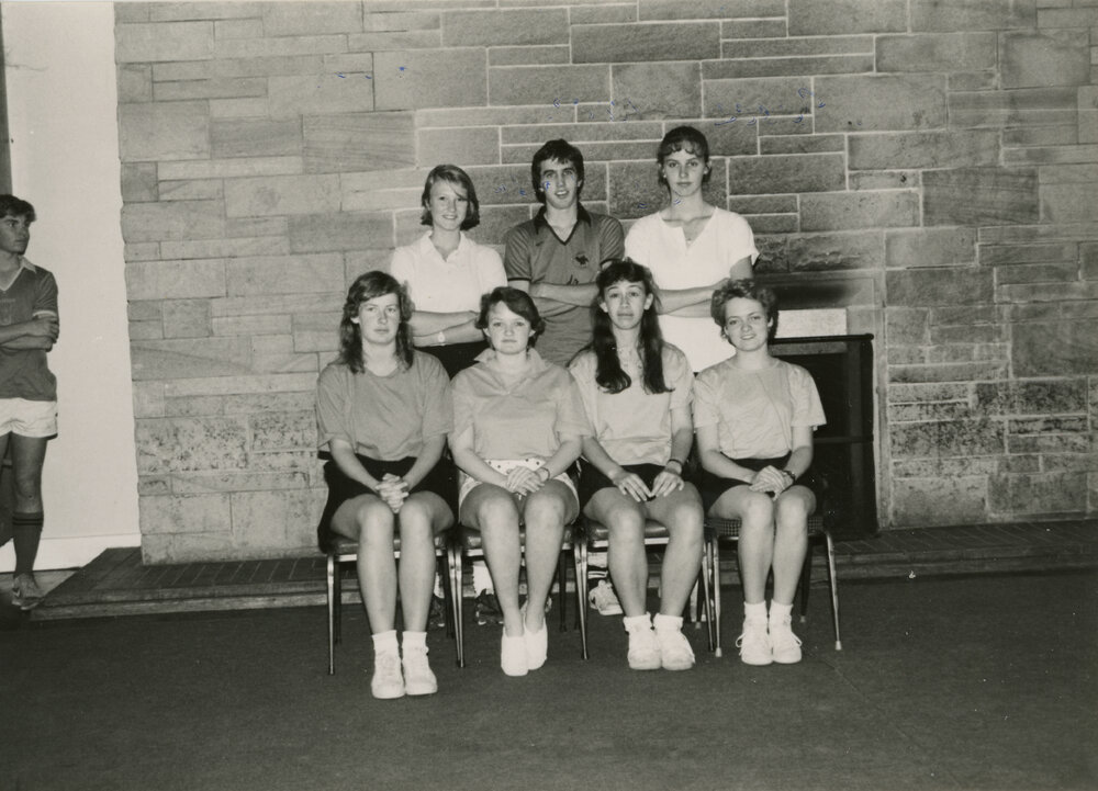 Delta women's indoor soccer, Wright College, 1986