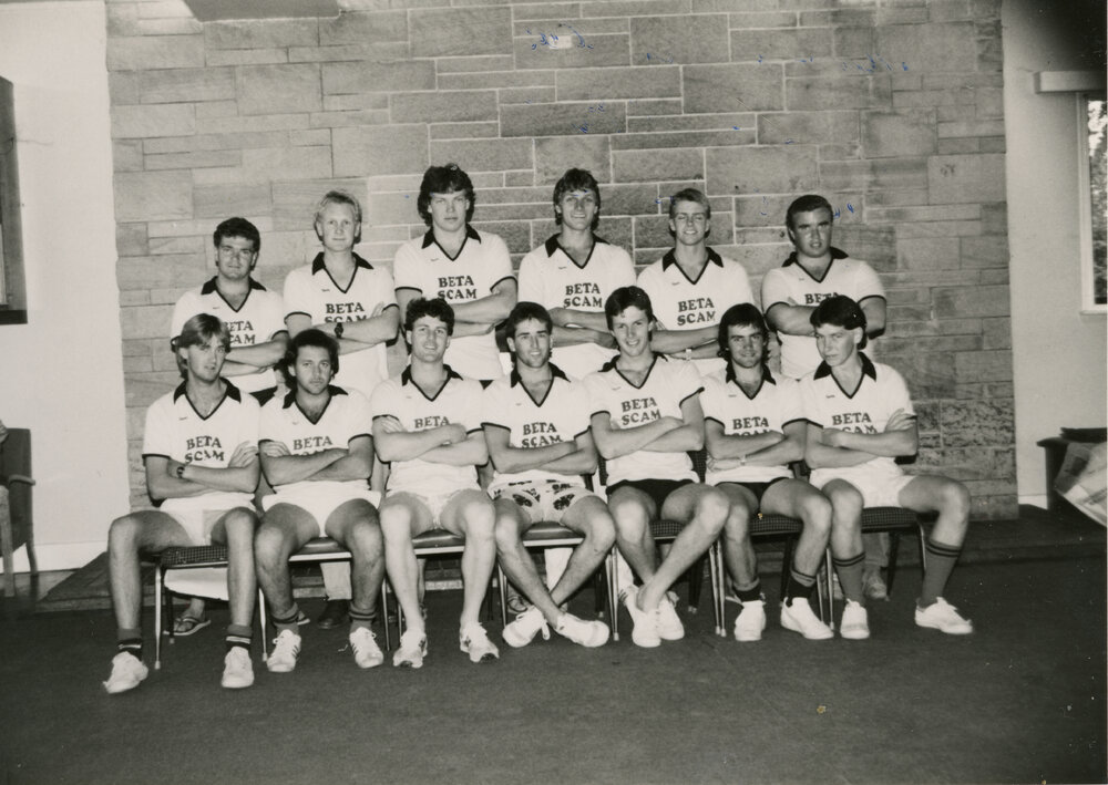 'Beta Scam' Indoor Soccer B Grad Premiers, 1986