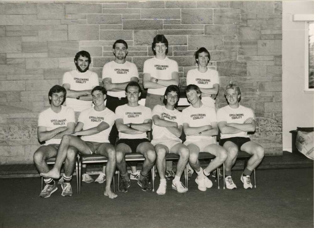 Epsilon Men's Indoor Soccer, Wright College, 1986