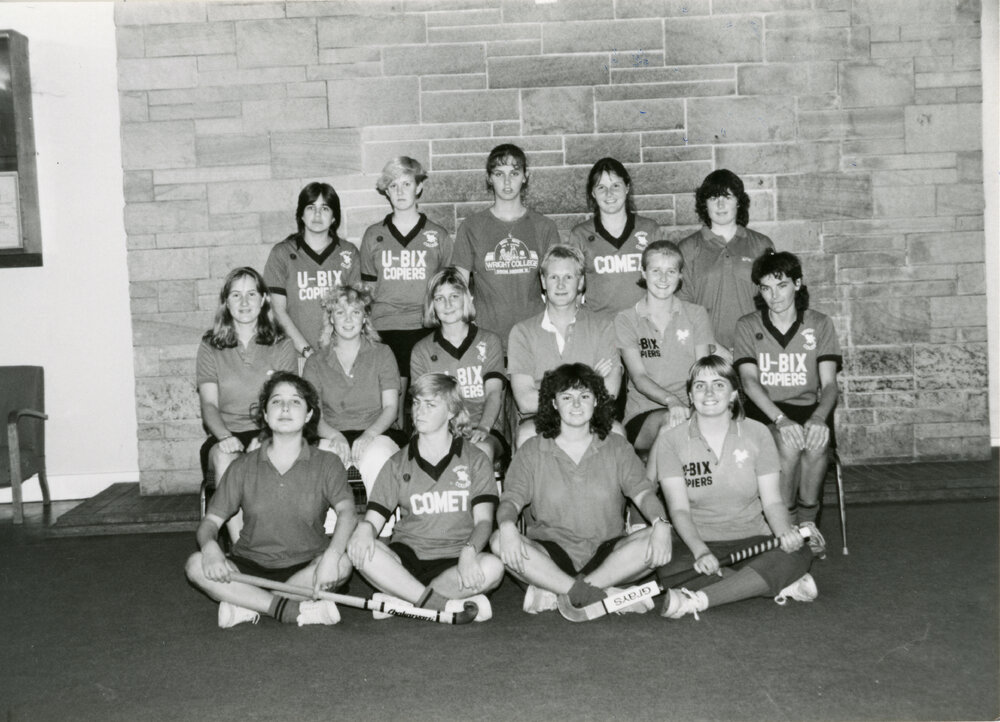Women's B Hockey "Jim Beam Allstars", 1986