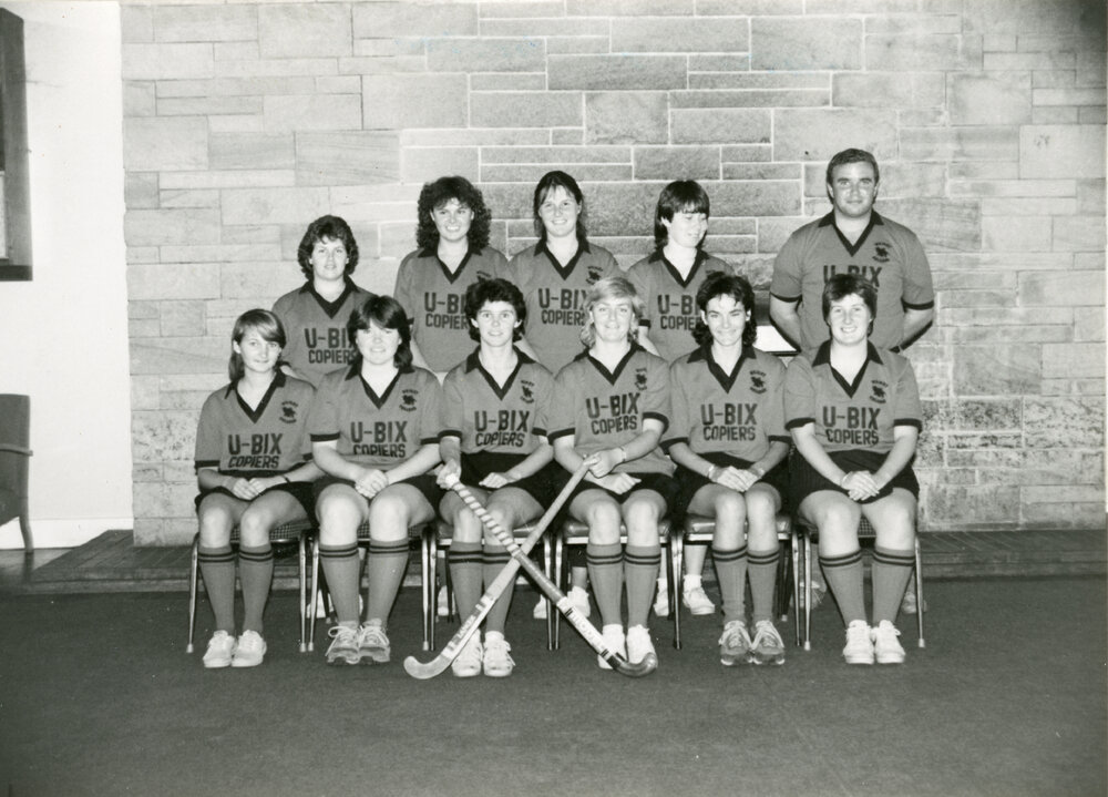 Women's A Hockey 1986 finalists
