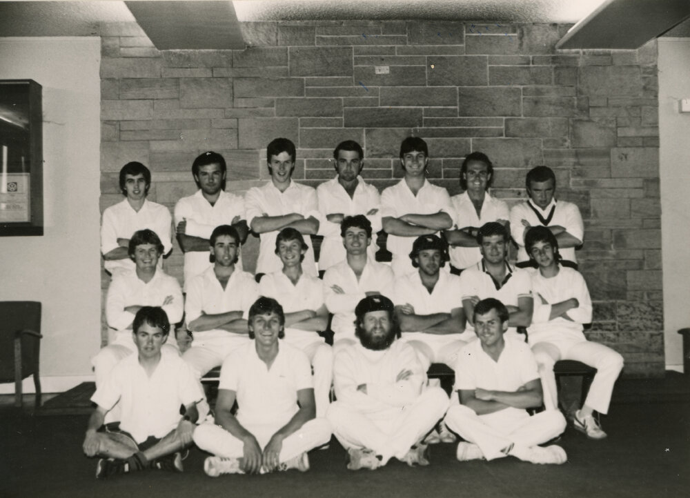 First and Second XI, Wright College, 1986