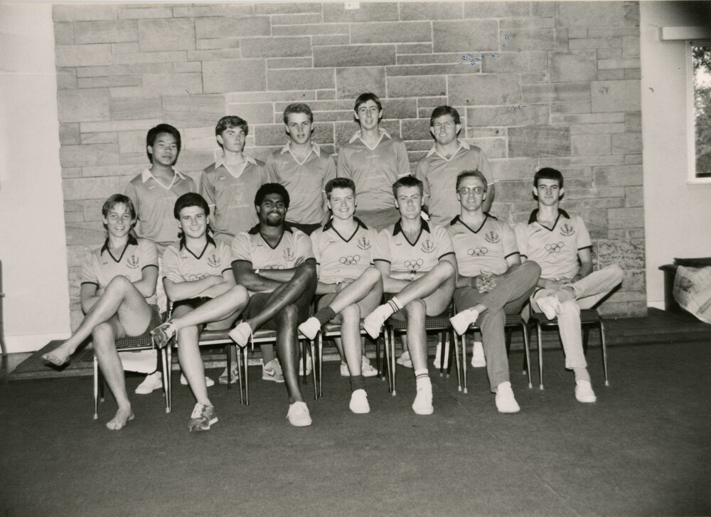 Gamma Gladiators and Olympians, indoor soccer, 1986