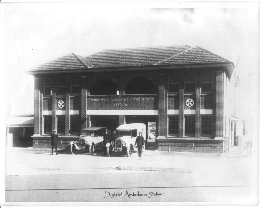 Tamworth District Ambulance Station, 1929