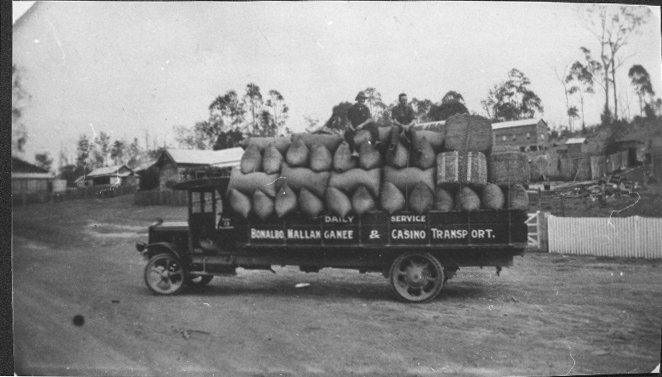A mail truck
