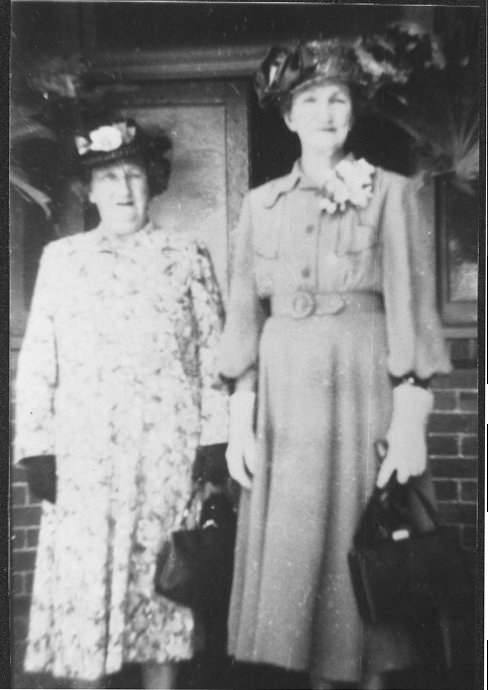 Mary McLachlan (nee Gallogly) and Dorrie Aldham (nee Gallogly)