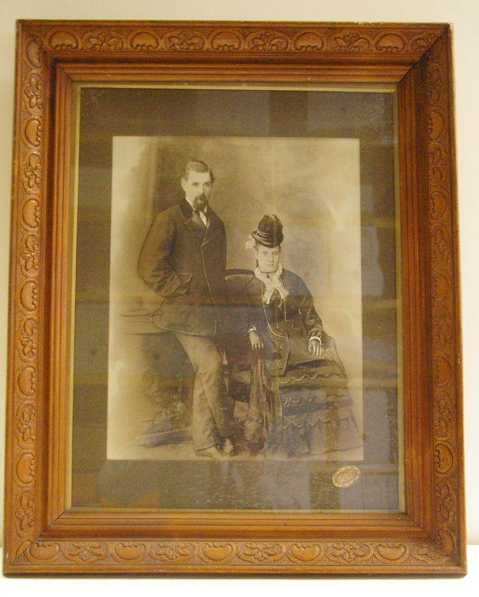 Portrait of a Charles [Berridge] Melvaine and Eliza Harrison on their wedding day