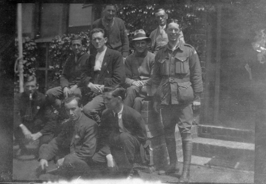 A group of soldiers at Booloominbah