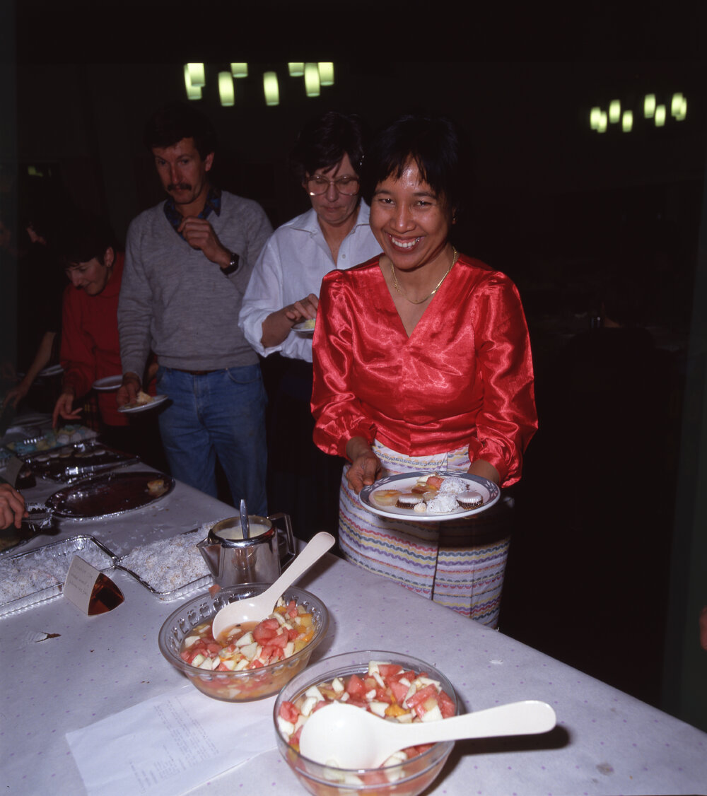 International Cuisine Night at Wright College, 1992