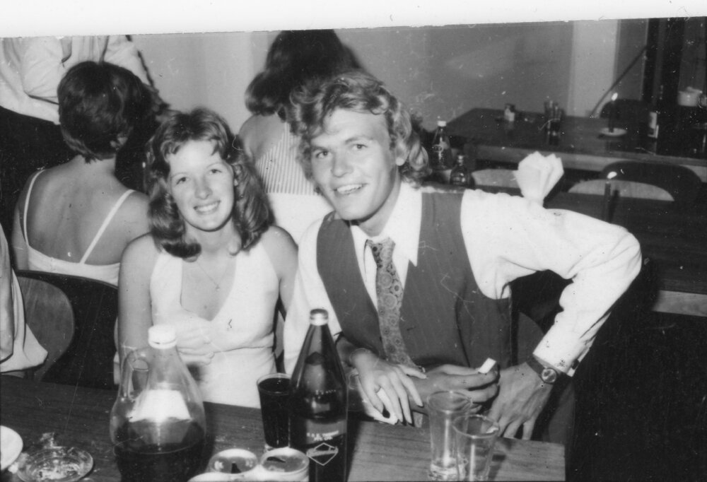 Couple at Wright College Dinner, 1974