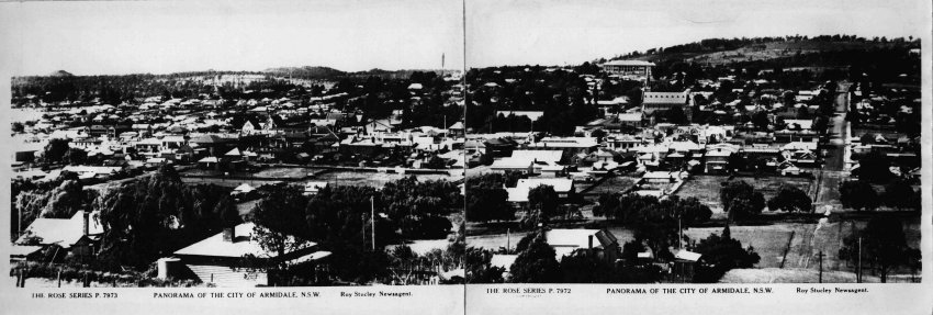 Panorama of the City of Armidale NSW