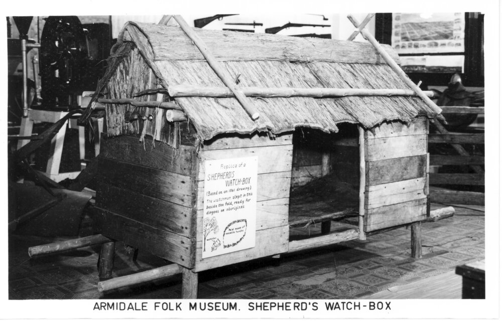 Armidale Folk Museum, Shepherd's Watch-box, c. 1970