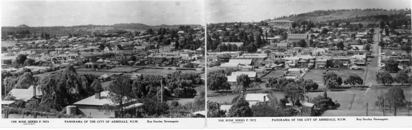 Panorama of the City of Armidale NSW