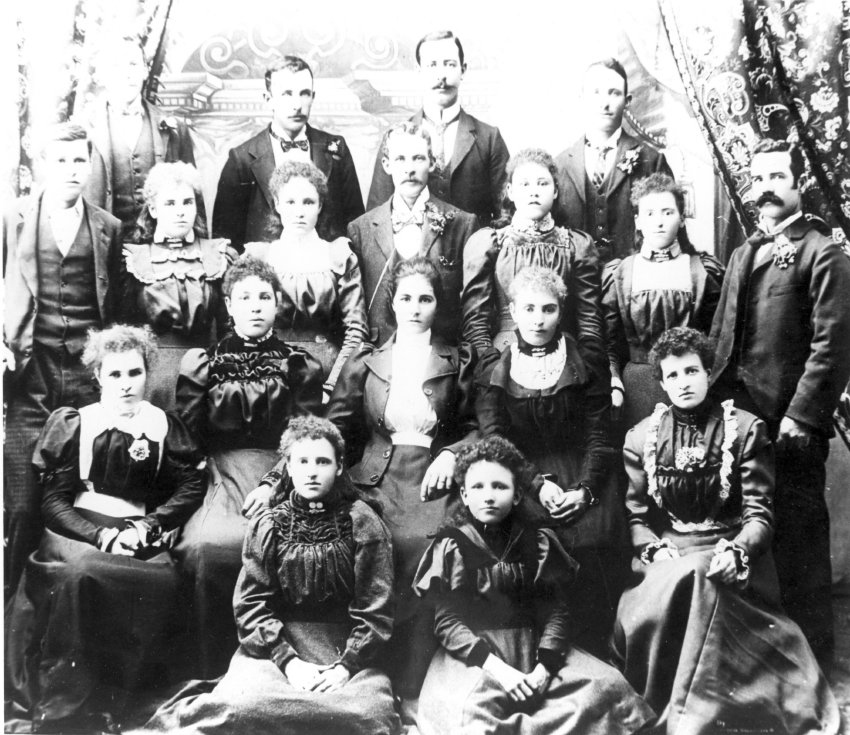 Choir at St. Nicholas' Church, Saumarez Ponds, 1899 