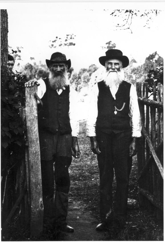 Two Cornish miners of Mt. Mutton, between Uralla and Rocky River