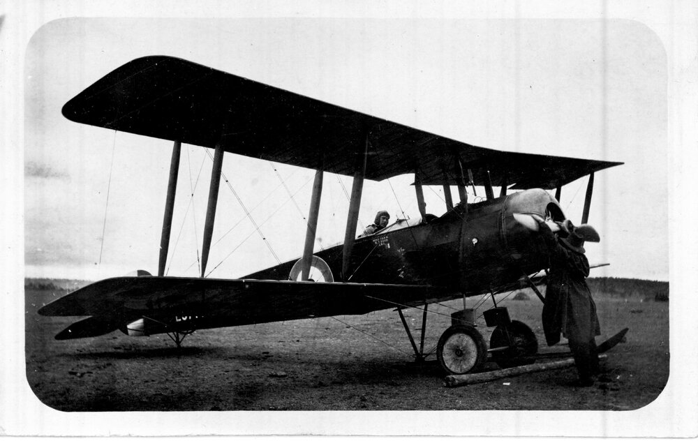 Aeroplane Appeal for War Loans from Captain Holden's Plane, West Maitland
