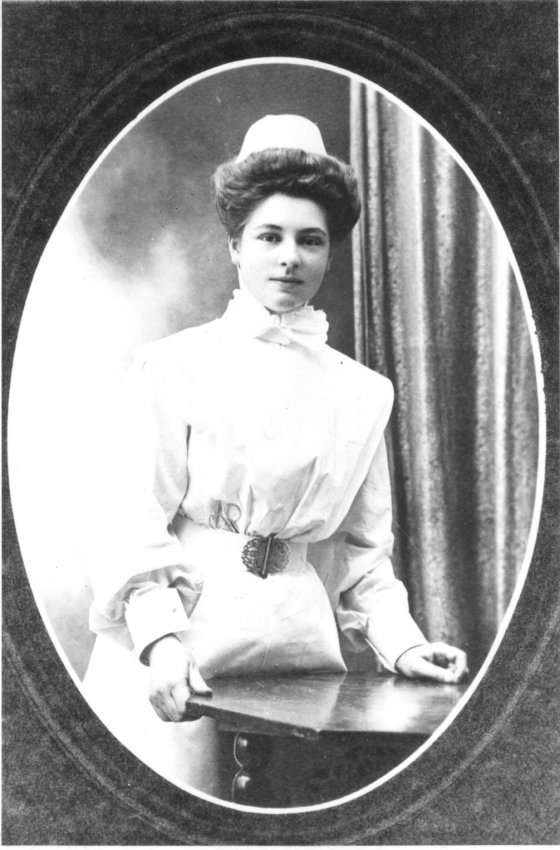 Sister Minnie Webb as trainee at Armidale and New England Hospital, before 1912