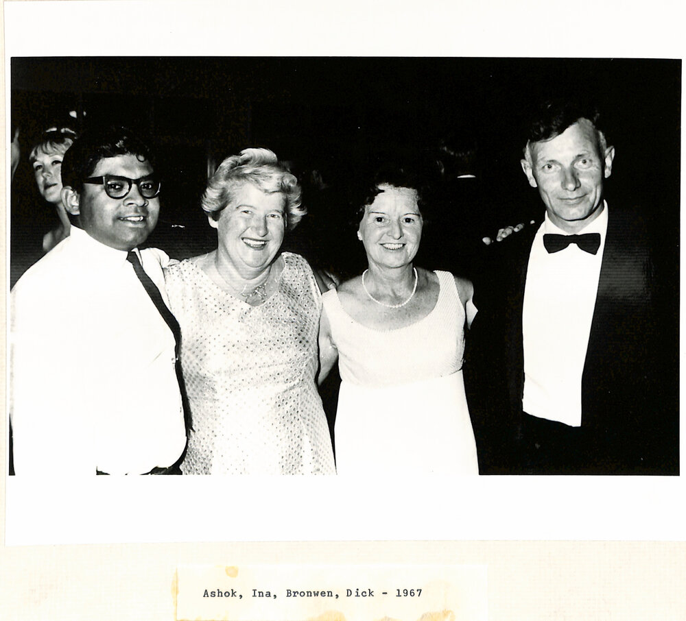 Ashok, Ina, Bronwyn, Dick - 1967