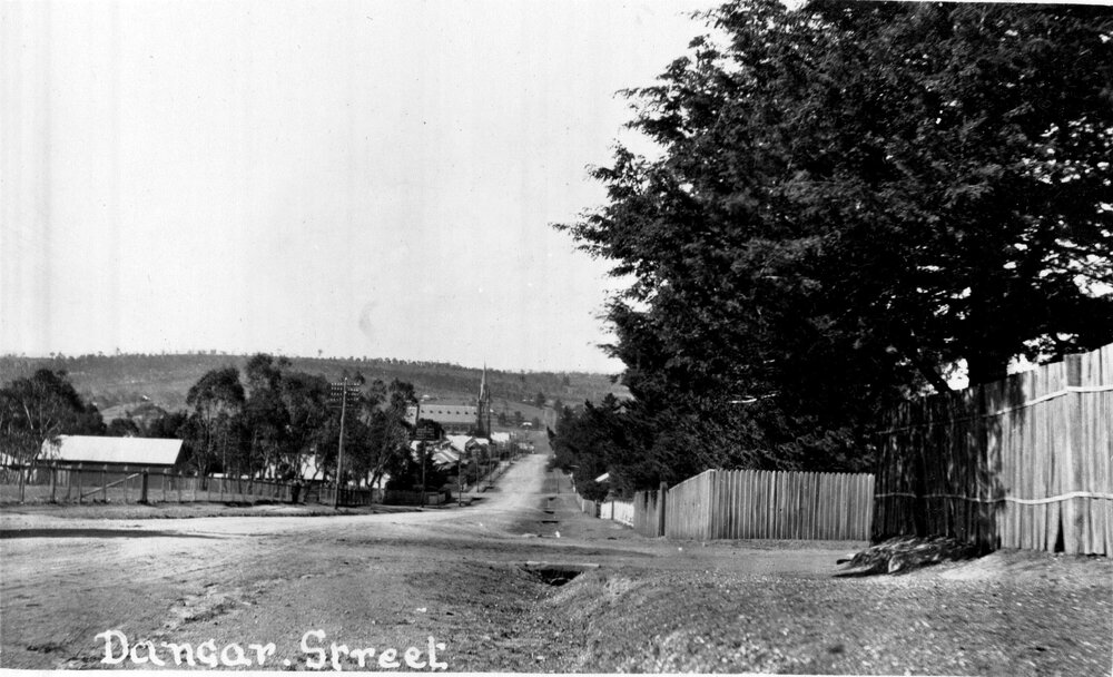 Dangar Street from Mossman Street, 1920