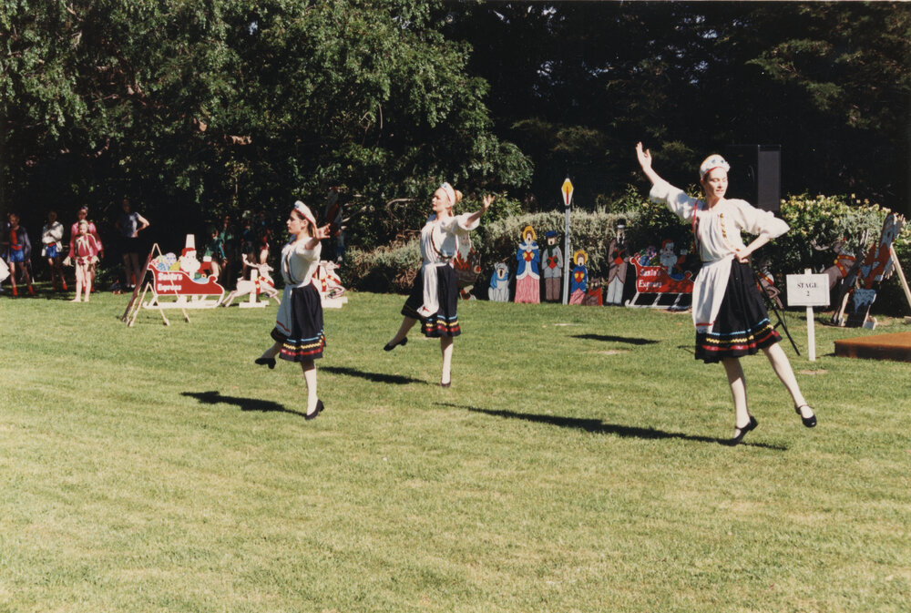 Dancers at the UNE Celebration of Giving, 1995