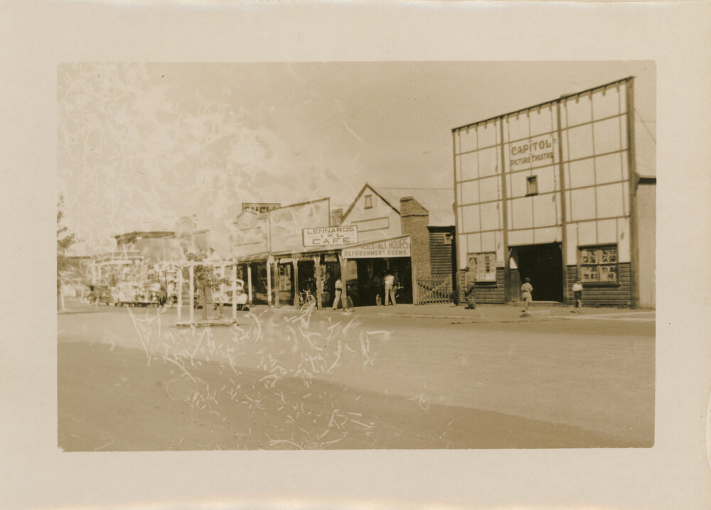 Bundarra Main Street including Capitol Picture Theatre