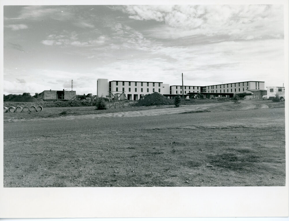 Austin College under construction