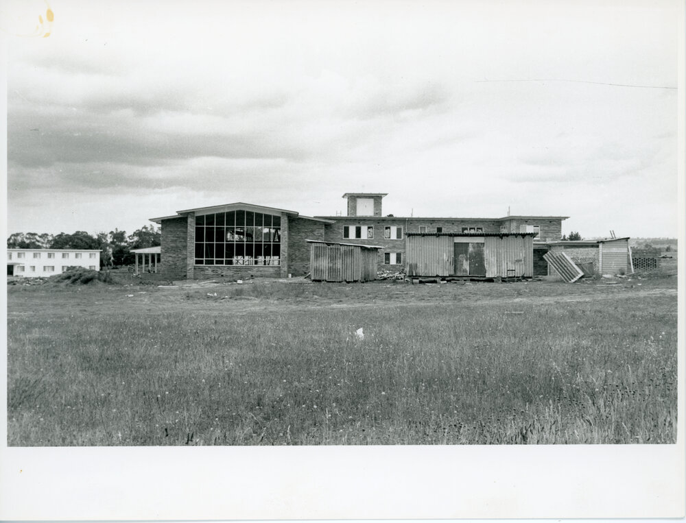 Wright College under construction
