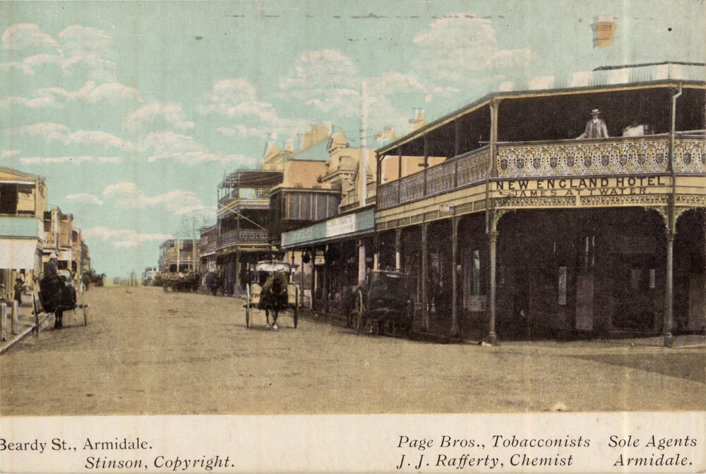 Beardy Street, postcard