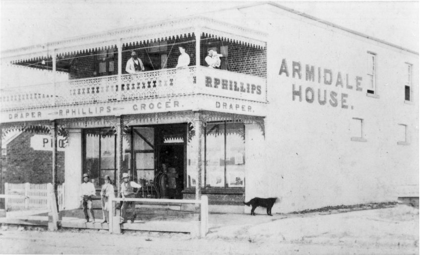 R. Phillips' Armidale House, Beardy Street, c. 1895