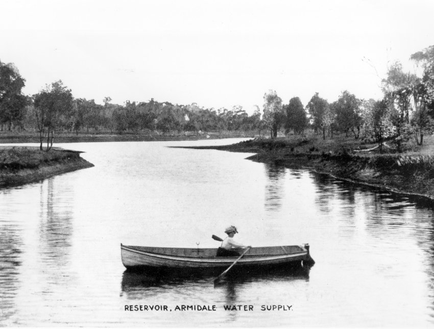 Armidale Reservoir, water supply, c. 1910