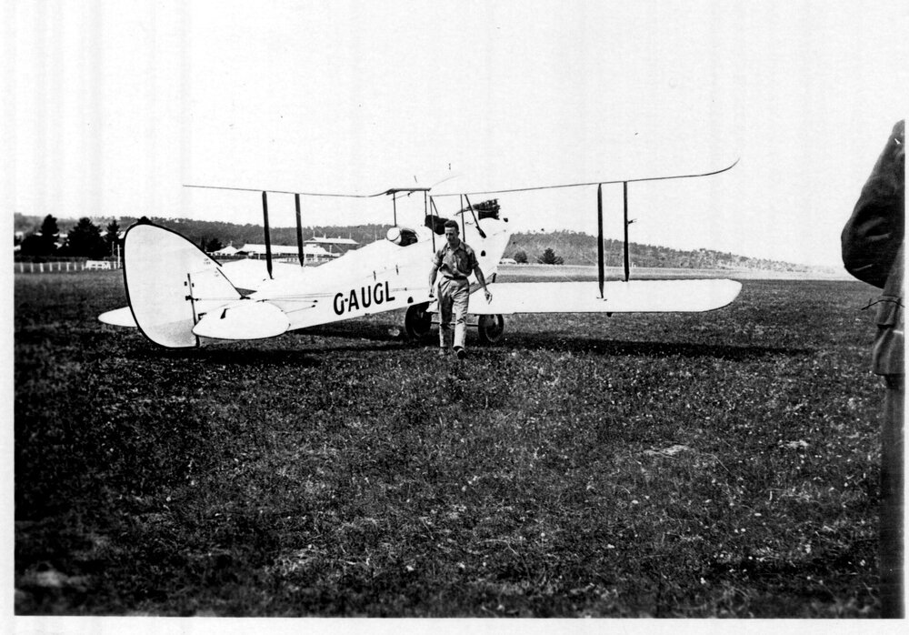 Aeroplane Appeal for War Loans from Captain Holden's Plane, West Maitland