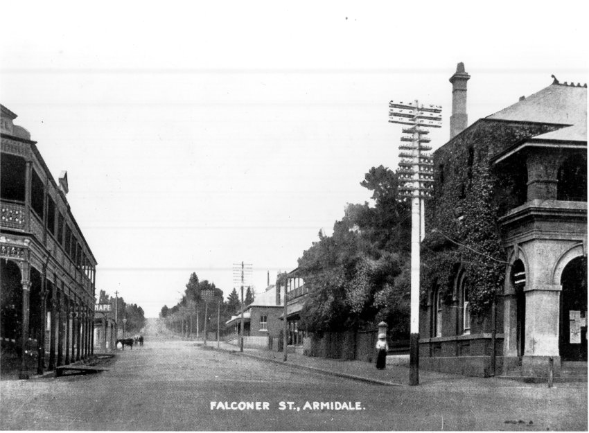 Faulkner (Falconer) Street, looking south from Beardy Street, Armidale