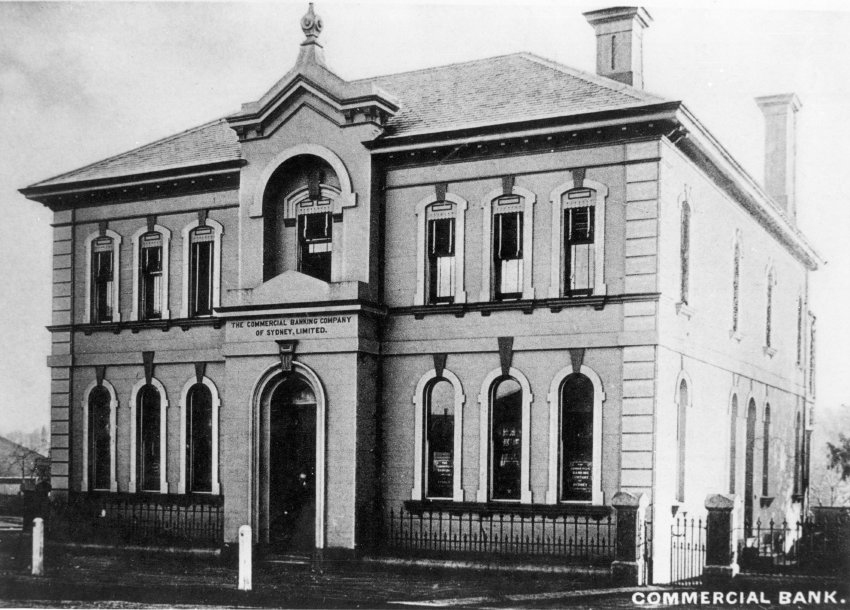 Commercial Banking Co. Sydney, corner Beardy and Dangar Streets, c. 1895