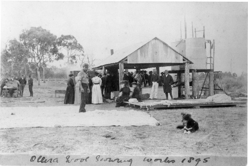 Ollera wool scouring works, 1895