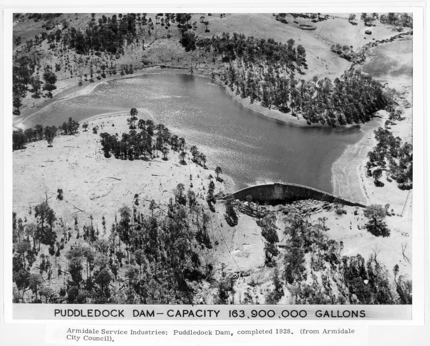 Puddledock Dam, completed 1928