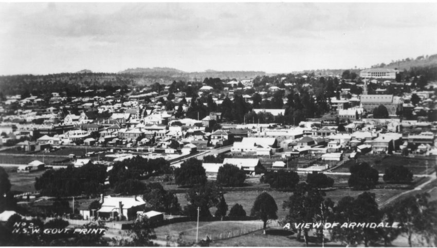 View from North Hill, Armidale, c. 1935