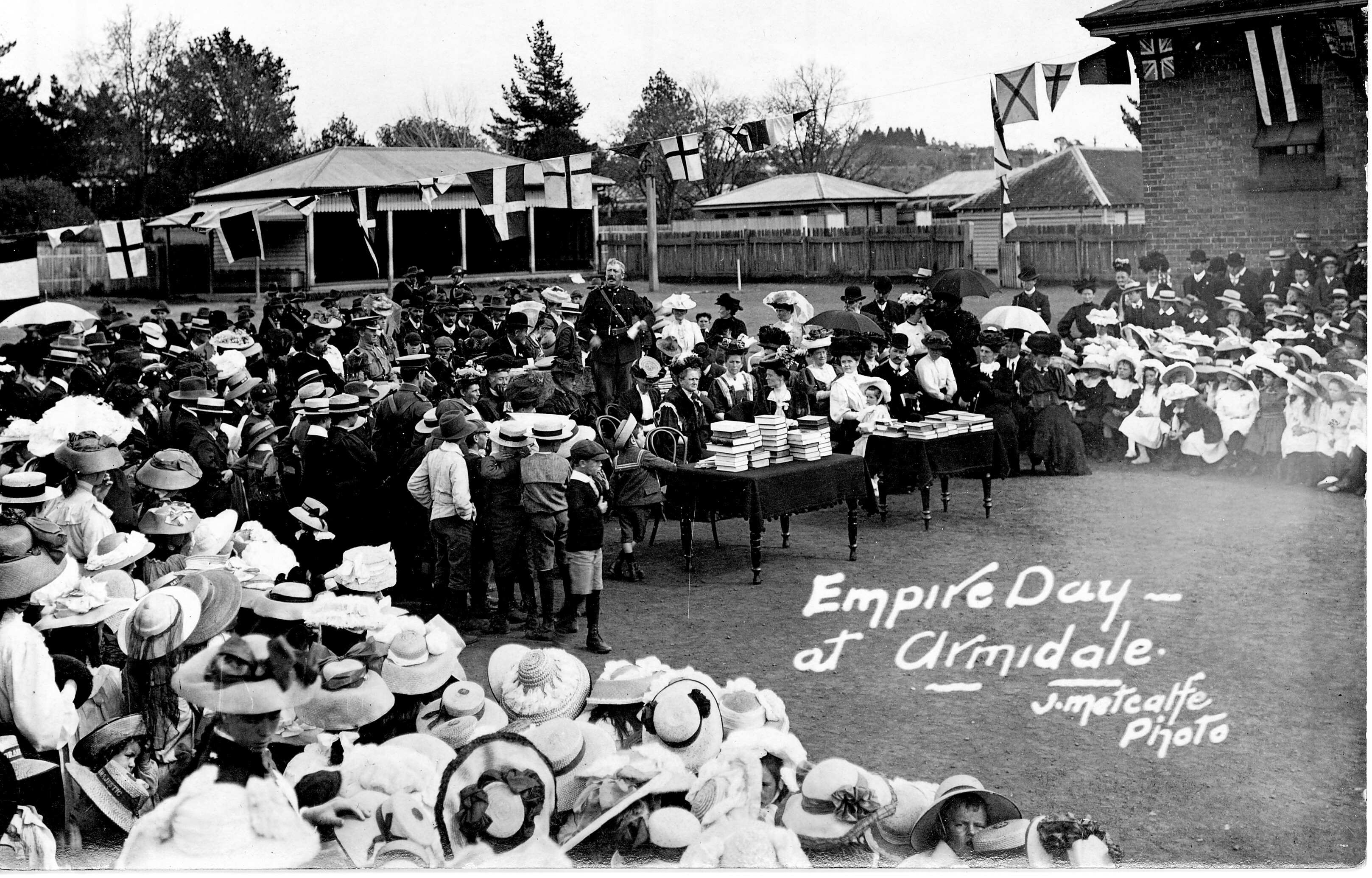 Empire Day at Armidale Public School, 1908