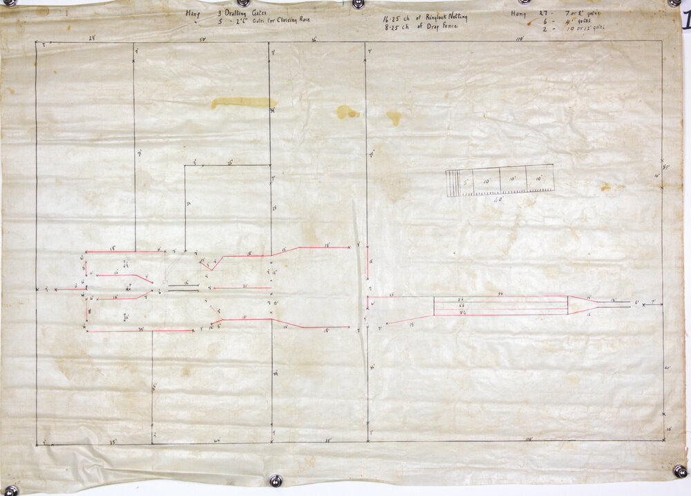 Set of Yards, with estimates of materials required