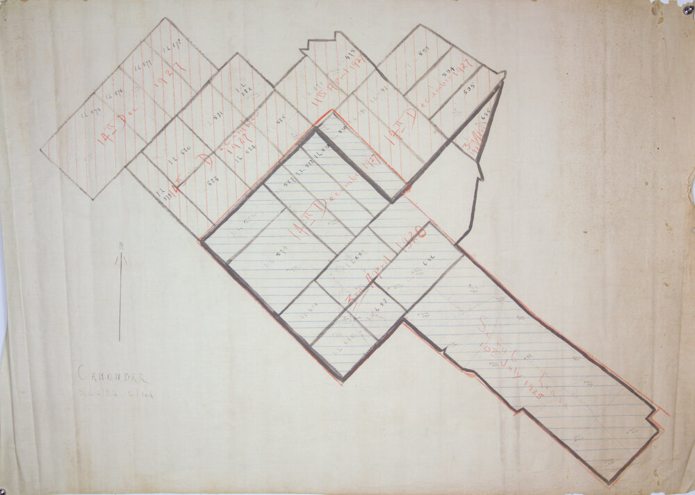 Canonbar, showing section with cost of improvements on leases, 1922-28