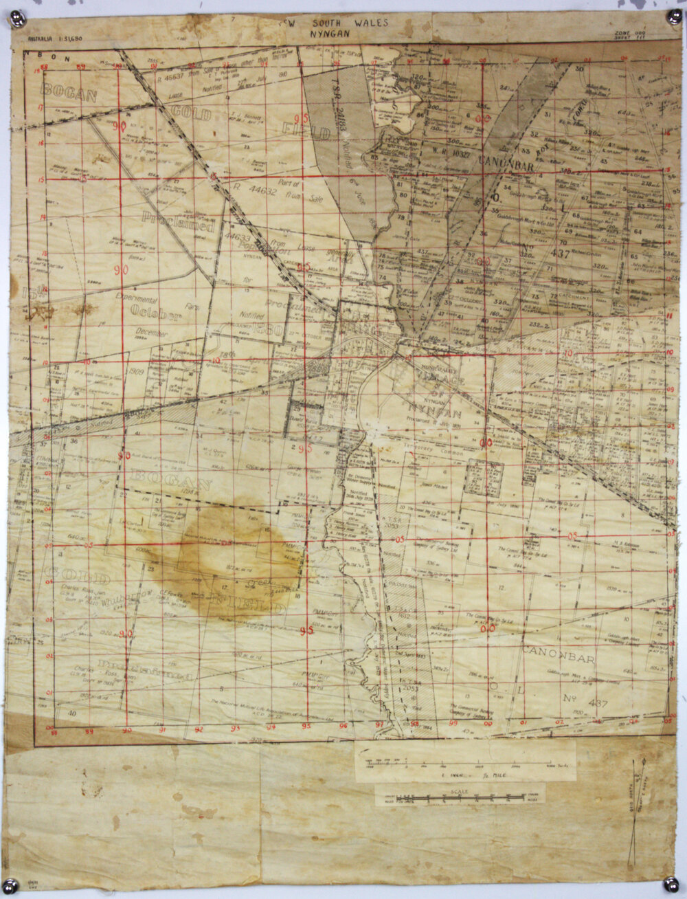 Nyngan, NSW - showing district holdings with ownership