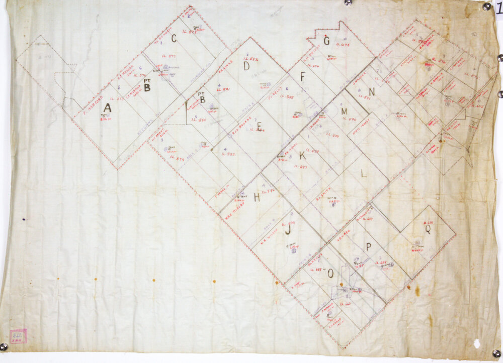 Nyngan, property divisions alphabetical and land owner 