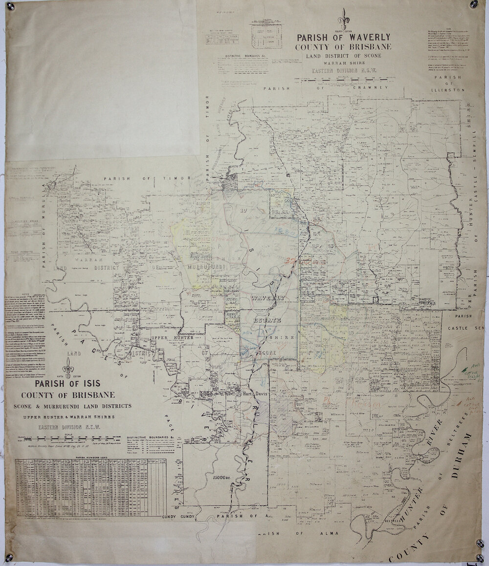 Parish of Isis, Country of Brisbane, upper Hunter and Warrah Shires
