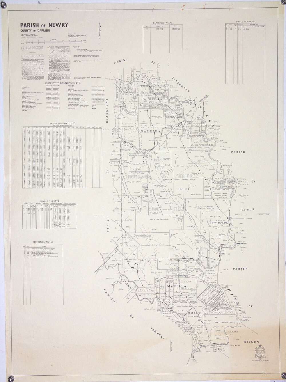 Parish of Newry, County of Darling, Tamworth, 1970