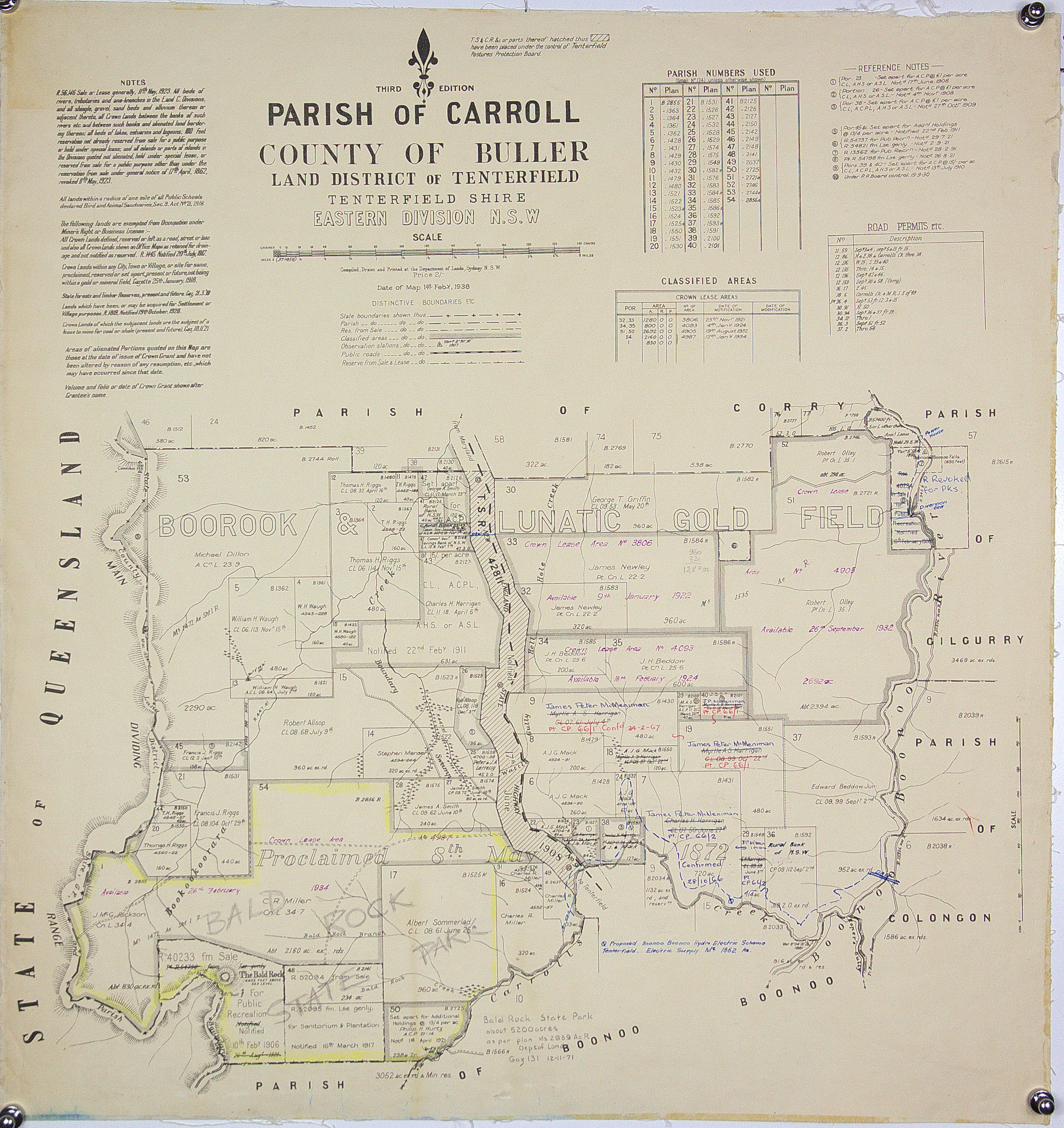 Tenterfield Shire, 1938
