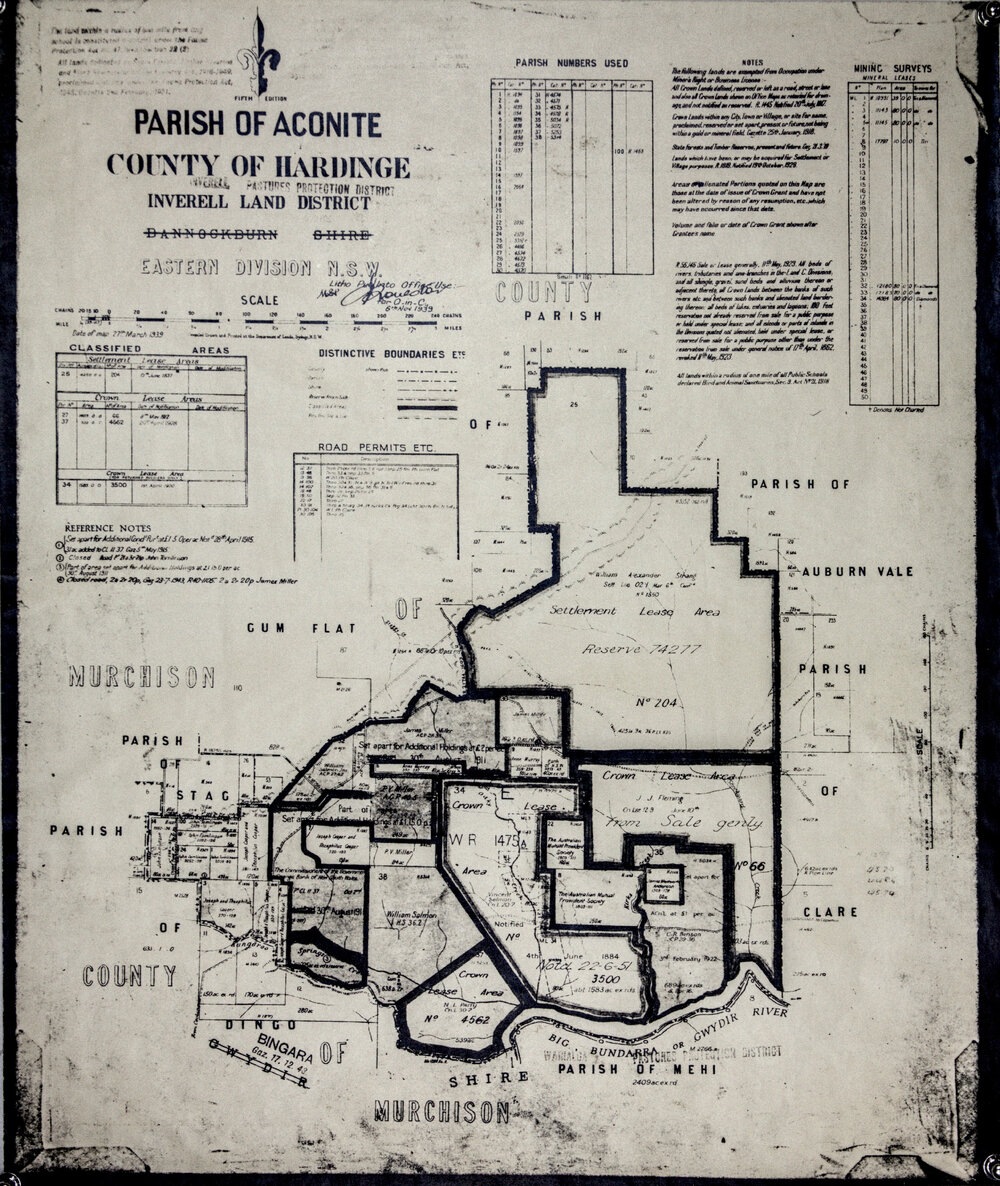 Inverell Pastures Protection district [Bannockburn Shire], 1939