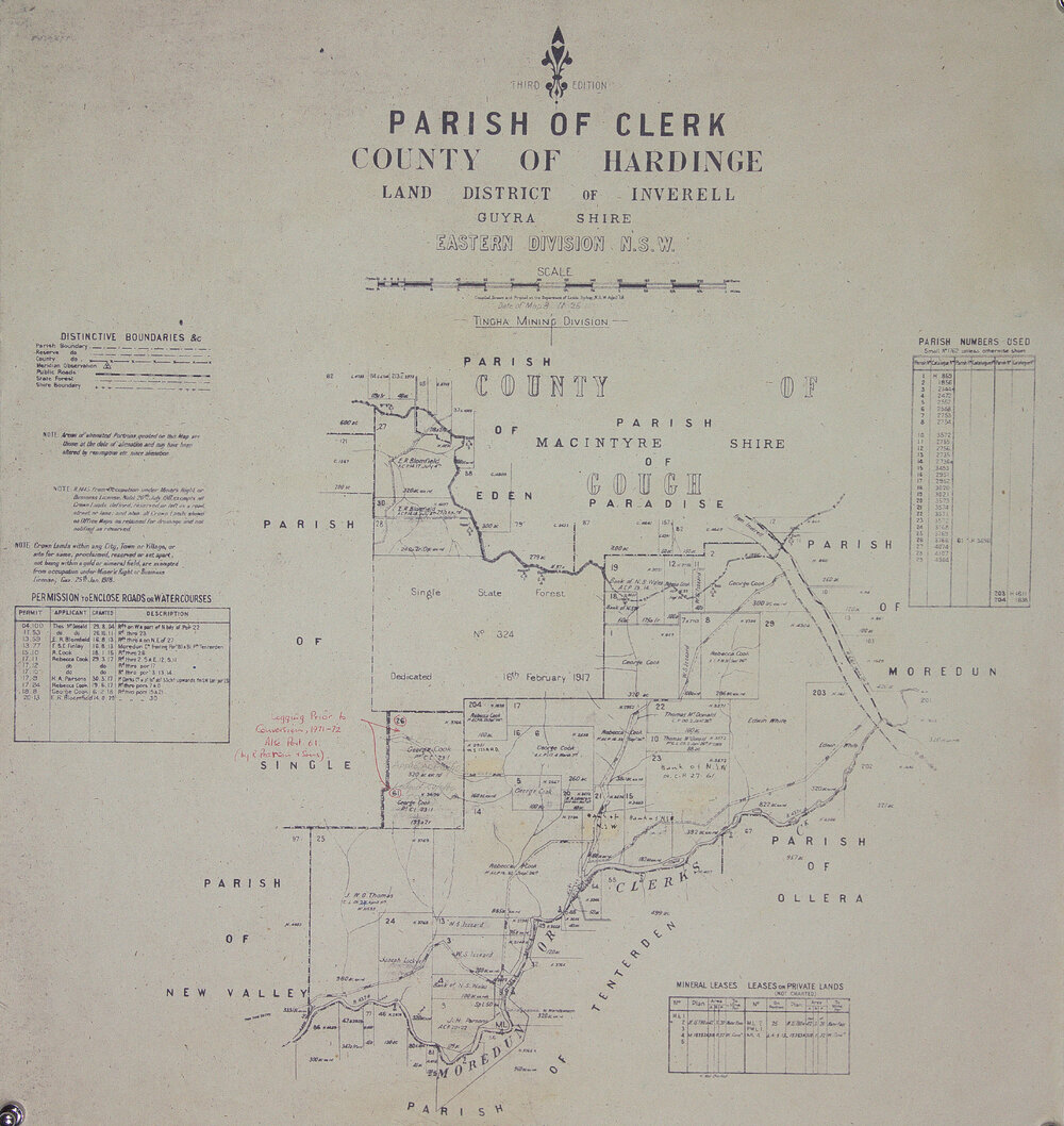 Guyra Shire, Inverell District, 1926