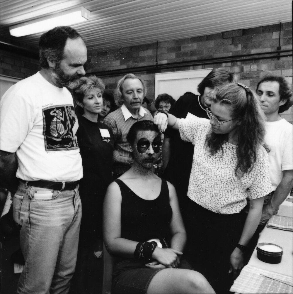 UNE Theatre Studies, Makeup Workshop, 1991