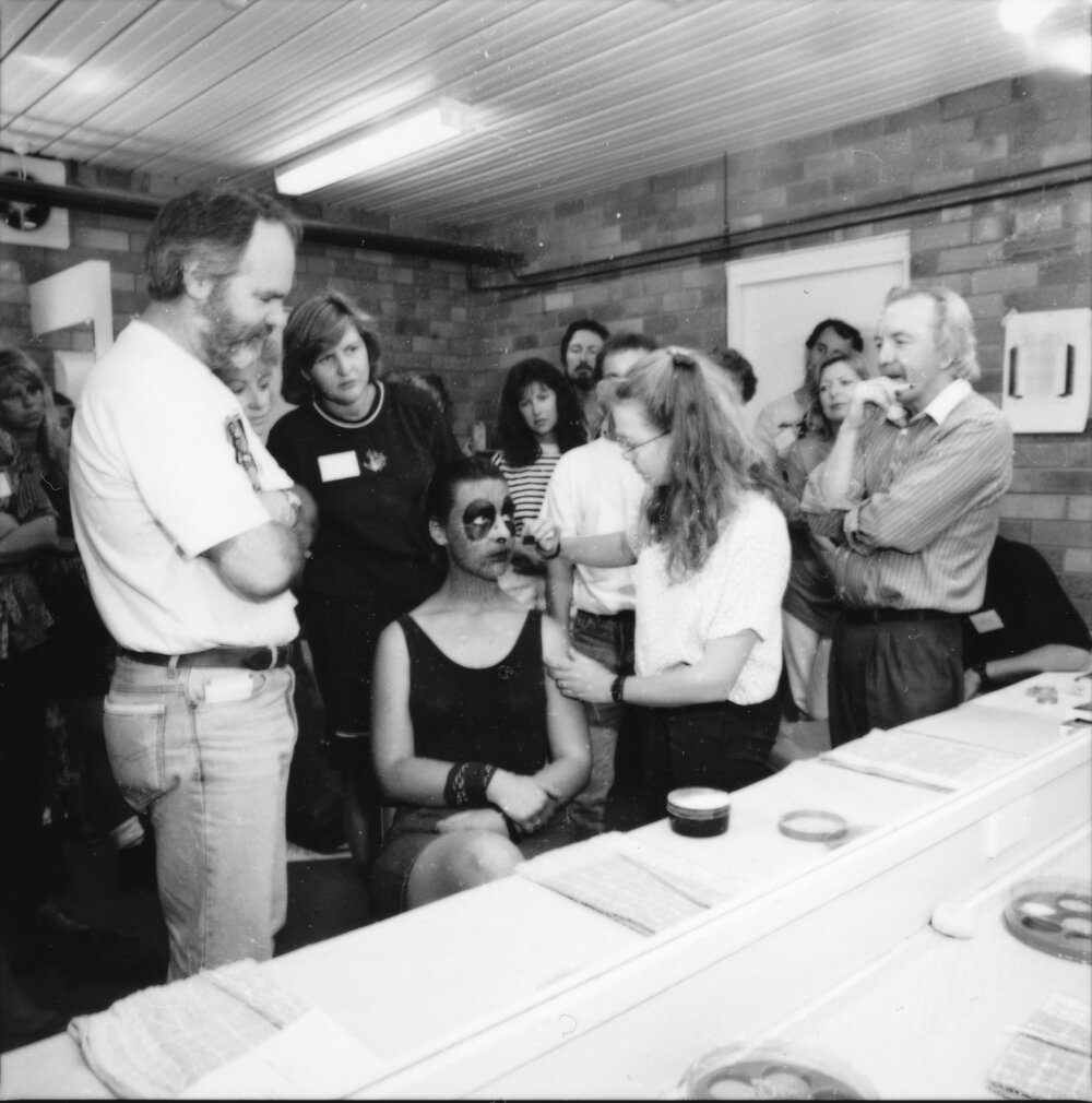 UNE Theatre Studies, Makeup Workshop, 1991