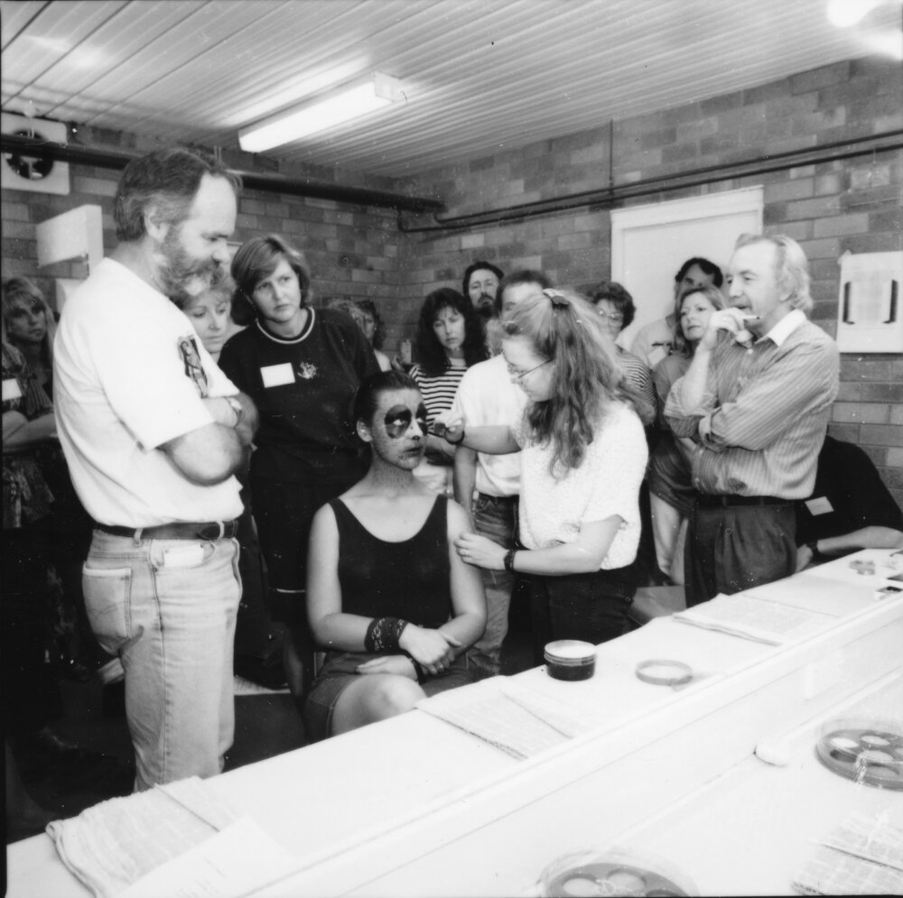 UNE Theatre Studies, Makeup Workshop, 1991 